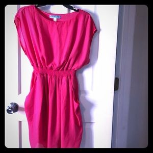 Francesca’s Brand Pink Dress with Pockets *L*